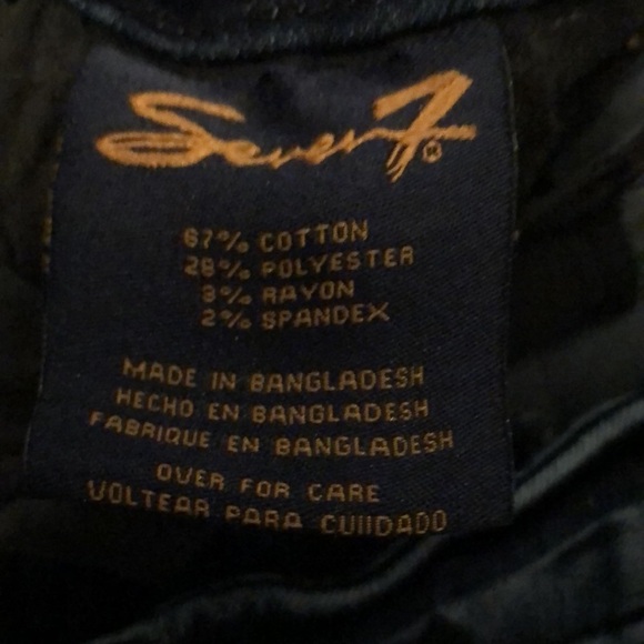 Seven7 blue denim jeans. Slim boot cut. EUC! - Picture 5 of 9